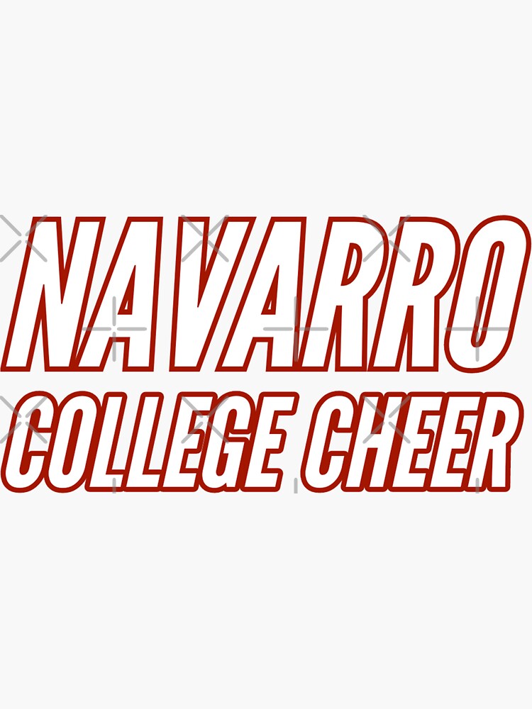 "Navarro College Cheer_Navarro Cheer team." Sticker by RovanMoonLight