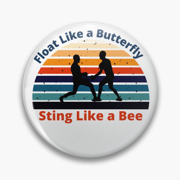 Item preview, Float Like a Butterfly Sting Like a Bee. Muhammad Ali. Boxing. Quote designed and sold by D/Art ⭐⭐⭐⭐⭐.