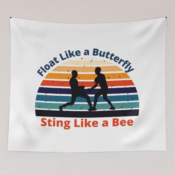 Item preview, Float Like a Butterfly Sting Like a Bee. Muhammad Ali. Boxing. Quote designed and sold by D/Art ⭐⭐⭐⭐⭐.