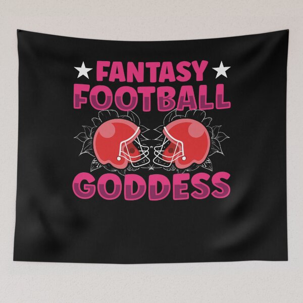 Item preview, Funny Fantasy Football Goddess Flower Helmet American designed and sold by Dressed For  Duty.