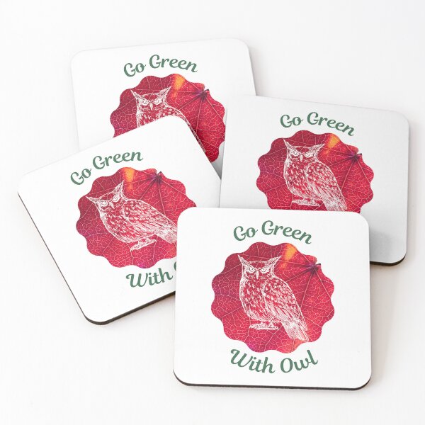 Item preview, Go Green With Owl designed and sold by kucingmaikan.
