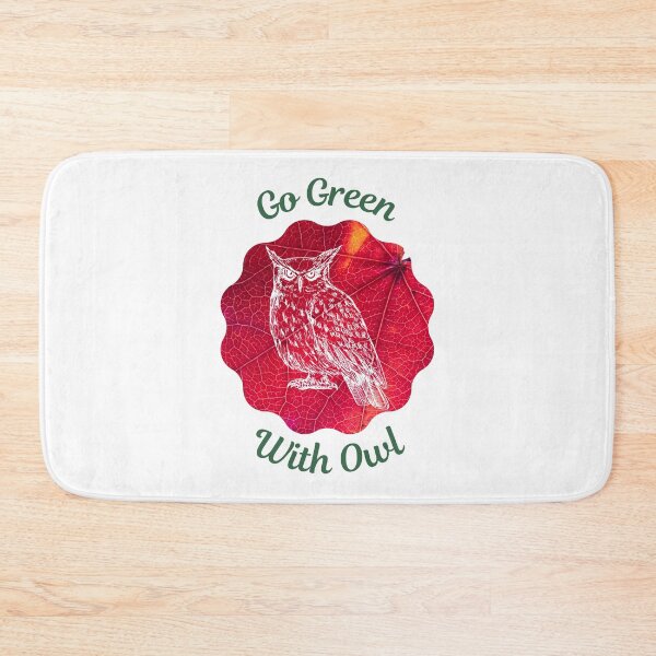 Item preview, Go Green With Owl designed and sold by kucingmaikan.