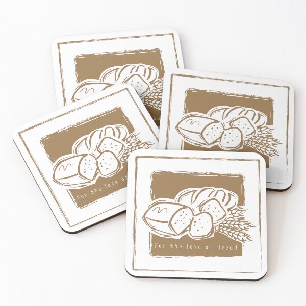 Item preview, Original Illustration of Food the Love of Bread Bakery Style with Wheat classic design designed and sold by DappleDesign.