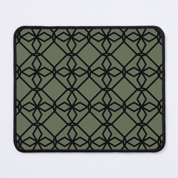 Item preview, Black and Green Tessellation Line Pattern 34 Pairs DE 2022 Popular Color Hinterland DET509 designed and sold by ColorOfTheYears.