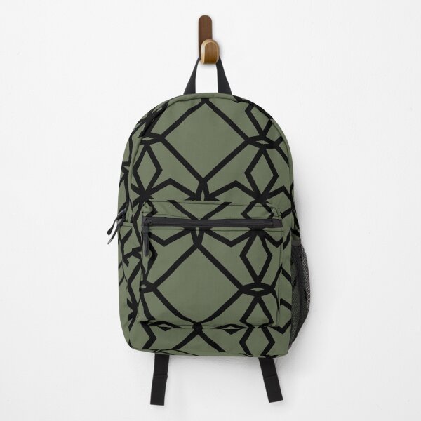 Item preview, Black and Green Tessellation Line Pattern 34 Pairs DE 2022 Popular Color Hinterland DET509 designed and sold by ColorOfTheYears.