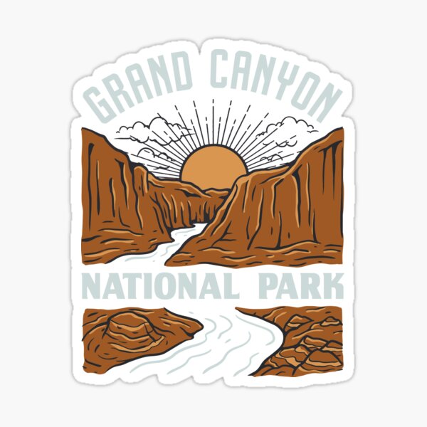 Grand Canyon National Park Sticker Sticker
