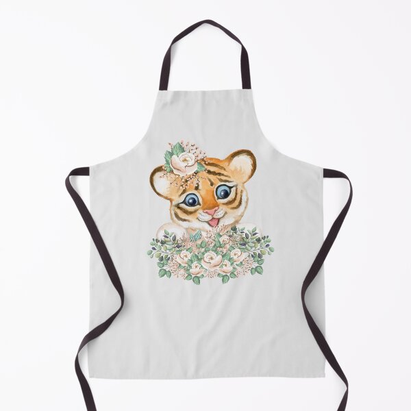 Item preview, Tiger With Flowers designed and sold by RheaRealm.