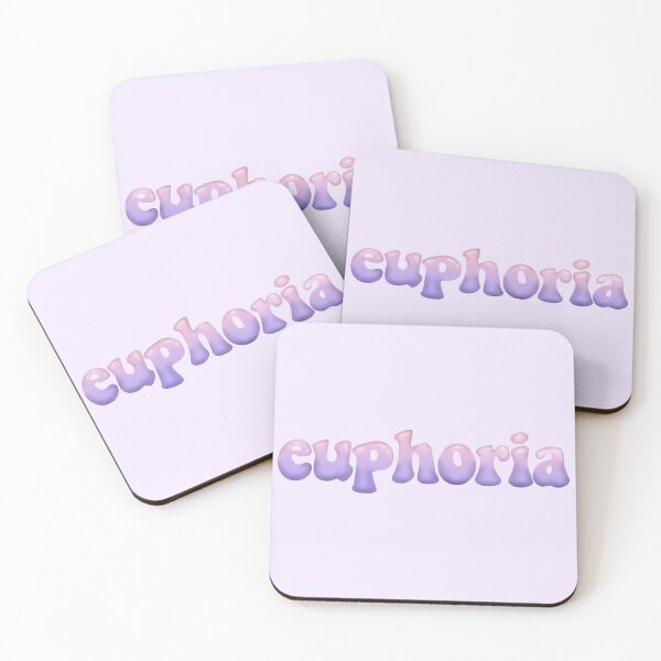 Item preview, HBO Euphoria Gradient Bubble Typography in Pink and Purple designed and sold by hannahvira.