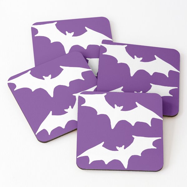Item preview, Purple and white bat print designed and sold by DemonicGloom.