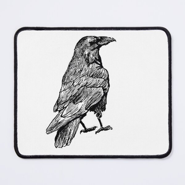 Item preview, Raven staring into the distance designed and sold by StudioShorob.