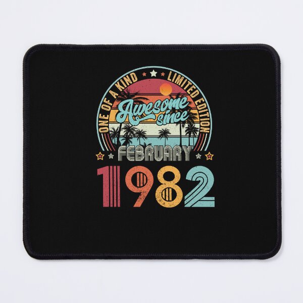 Item preview, 40 Year Old Awesome Since February 1982 40th Birthday designed and sold by Leslie Smith.