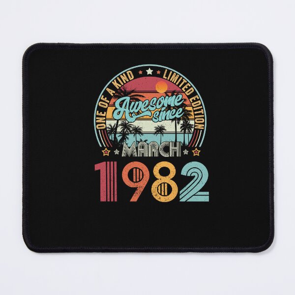 Item preview, 40 Year Old Awesome Since March 1982 40th Birthday designed and sold by Leslie Smith.
