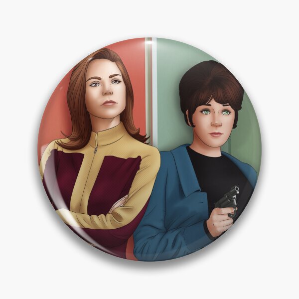 Item preview, Emma Peel and Tara King - The Avengers (1961) designed and sold by artsy-mica.