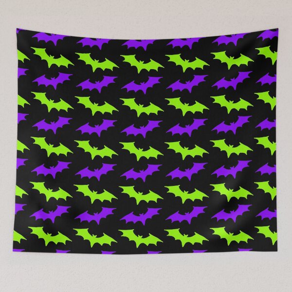 Item preview, Green and purple bats designed and sold by DemonicGloom.