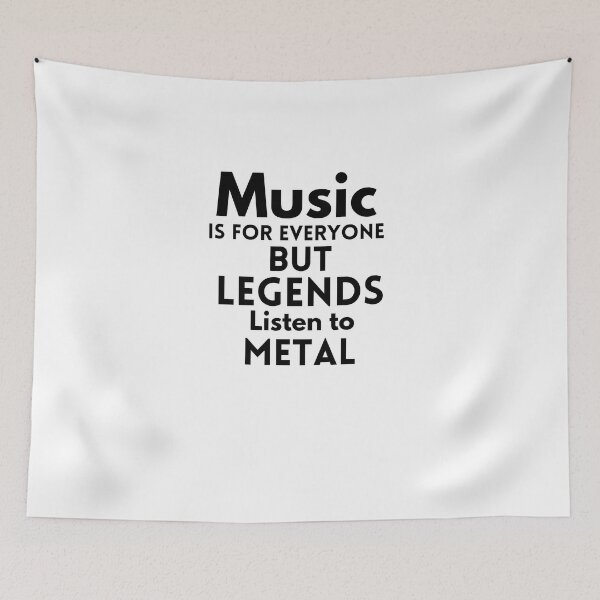 Item preview, Copy of Music is for Everyone But Legends listen To Metal designed and sold by behappysiempre.