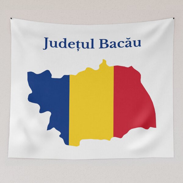 Item preview, Bacau County Map Design, Romania. designed and sold by marosharaf.