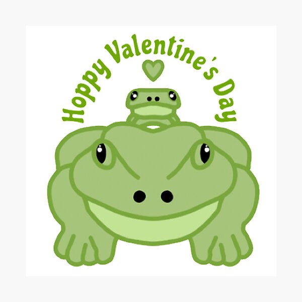 Item preview, Frog Valentines Day Heart designed and sold by radiantdark.