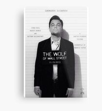 Leonardo Di Caprio - The Wolf of Wall Street Metal Print