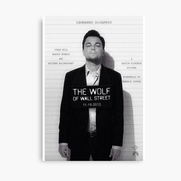 Leonardo Di Caprio - The Wolf of Wall Street Canvas Print