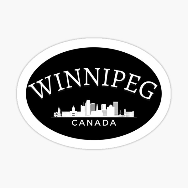 "Winnipeg Manitoba Canada" Sticker for Sale by No1CanadaDesign