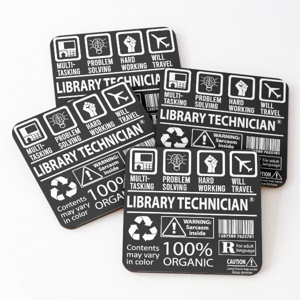 Item preview, Library Technician T Shirt - MultiTasking Certified Job Gift Item Tee designed and sold by oslandefren.