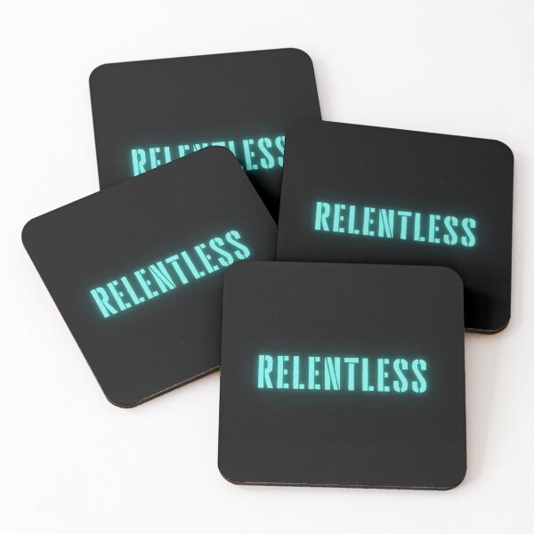 Item preview, Relentless, Neon Text Design, Workout Outfit Idea designed and sold by singRsong.