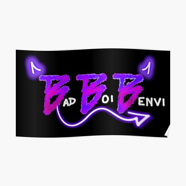 "Bad Boi Benvi Logo " Poster for Sale by Badboibenvi Redbubble