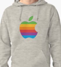 Old Style Rainbow Apple Logo Pullover Hoodie