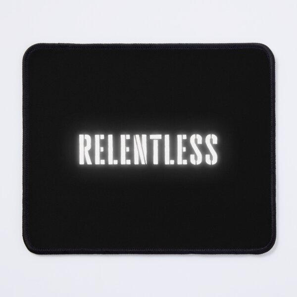 Item preview, Relentless, Neon White Text Design, Workout Outfit Idea designed and sold by singRsong.