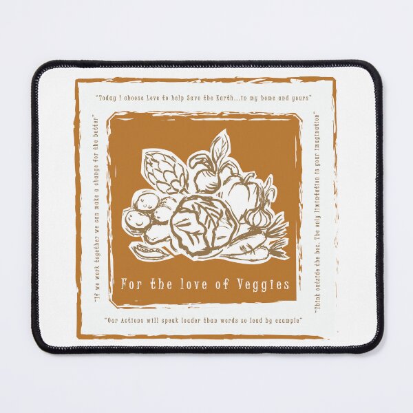 Item preview, Simple Original Illustration of Fit Organic Food the Love of Veggies or Vegetables Affirmation Quotes and Sayings designed and sold by DappleDesign.
