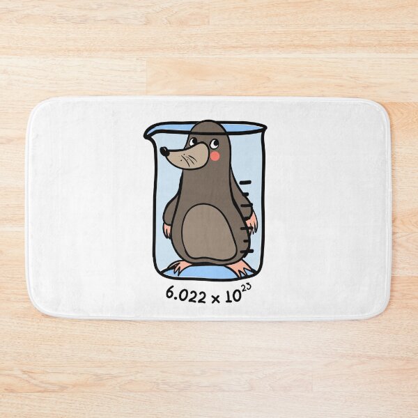 Item preview, Chemistry Mole - Animal Pun designed and sold by The Agreeable Raven.