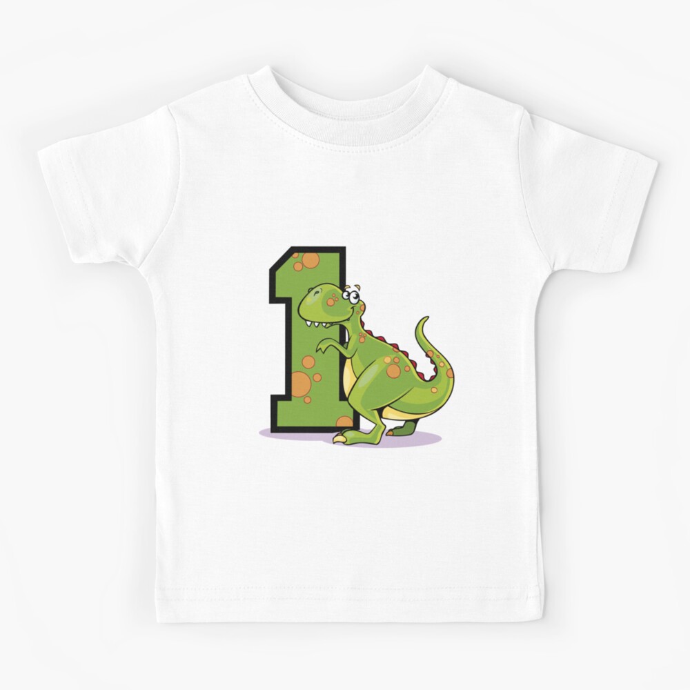 Camiseta niños «Primer dinosaurio cumpleaños» de |
