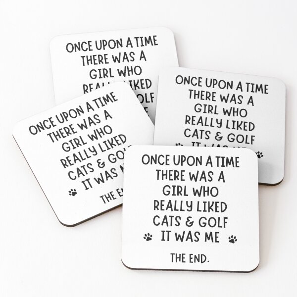 Item preview, A girl who really liked golf and cats. designed and sold by TheGreenGoat.