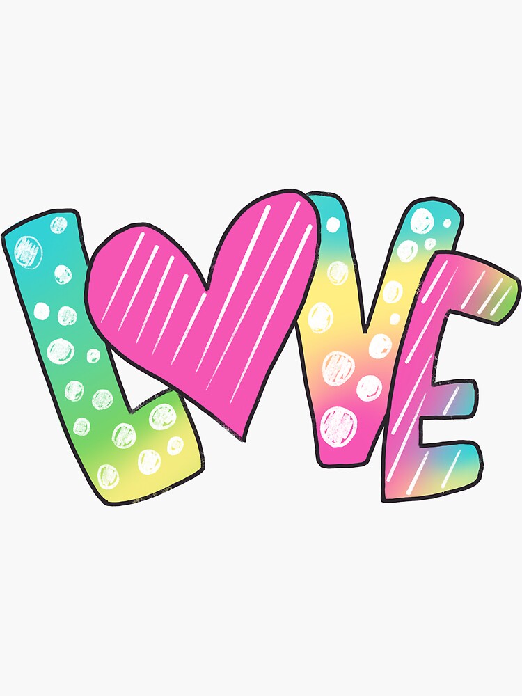 Premium Vector  Flat style hello love text sticker or tag symbol