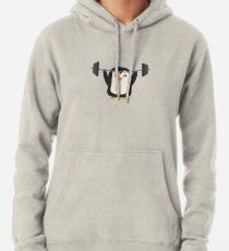Penguin Weightlifting Pullover Hoodie