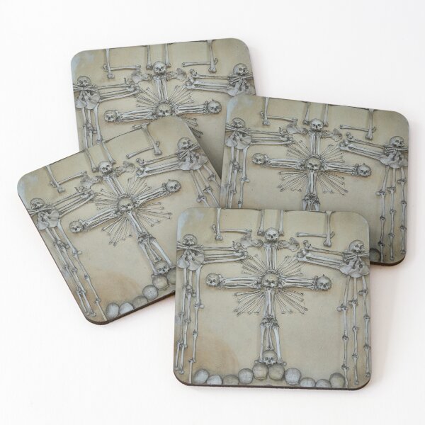 Item preview, Sedlec Ossuary Entrance Photo Art, Skull Bone Church designed and sold by Sedlec Ossuary Project.