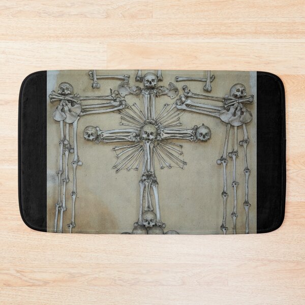 Item preview, Sedlec Ossuary Entrance Photo Art, Skull Bone Church designed and sold by Sedlec Ossuary Project.