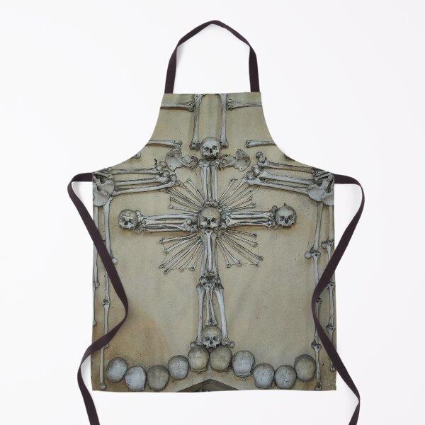 Item preview, Sedlec Ossuary Entrance Photo Art, Skull Bone Church designed and sold by Sedlec Ossuary Project.