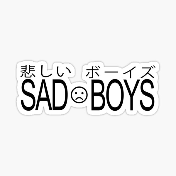 Sad Boys Stickers Redbubble - gtb sg for some reason bladee edits roblox face in a lot of stuff in his tumblr sadboys