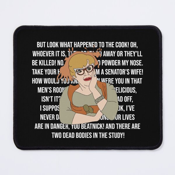 Item preview, Mrs Peacock’s Clue Quotes designed and sold by thecompassrose.