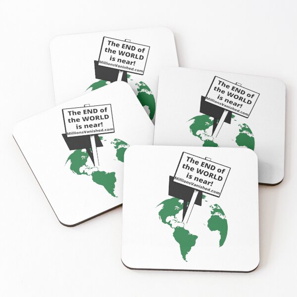 End of the World - Christian Coasters (Set of 4)
