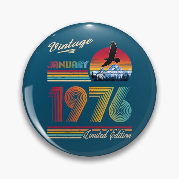 Item preview, January 1976 Birthday designed and sold by GreenSplash.