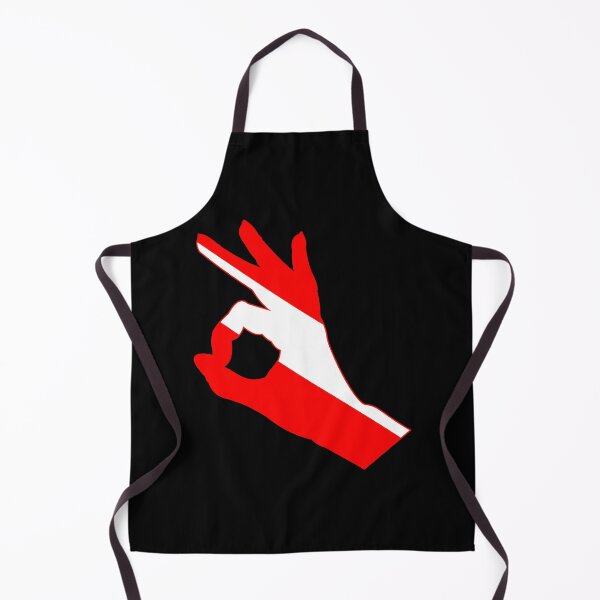 Item preview, Scuba Diving OK sign in Divers Down Flag colors designed and sold by Gifts and more.