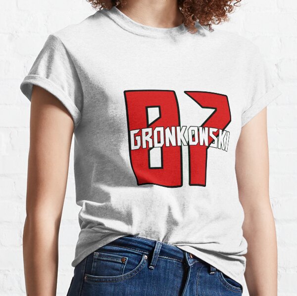 Tom Brady and Rob Gronkowski Fan Tee Shirt Raglan Baseball Tee