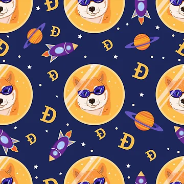 Artwork thumbnail, Doge Coin pattern by Store-Designify