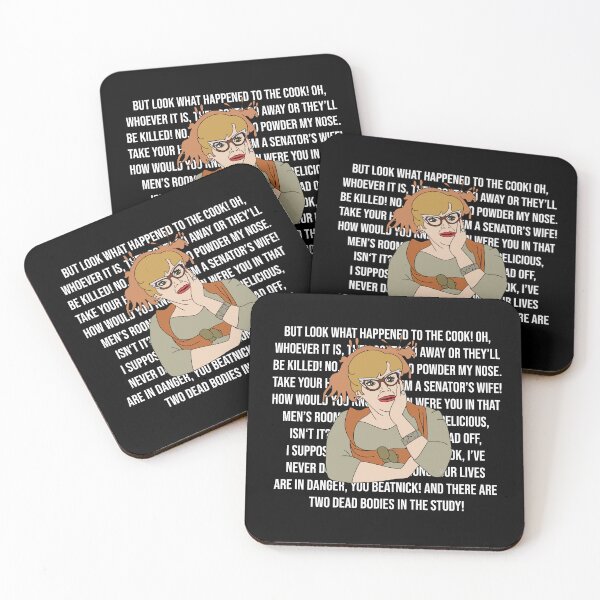 Item preview, Mrs Peacock’s Clue Quotes designed and sold by thecompassrose.