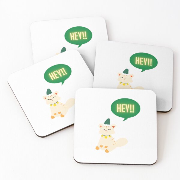 Aperçu de l'œuvre le chat dit hey créée et vendue par DylanStore.