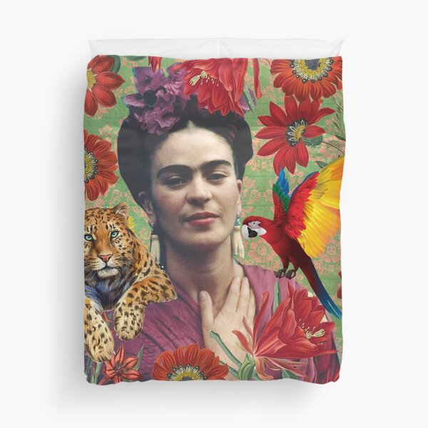 Aperçu de l'œuvre Frida Kahlo Rouge créée et vendue par Muycote.