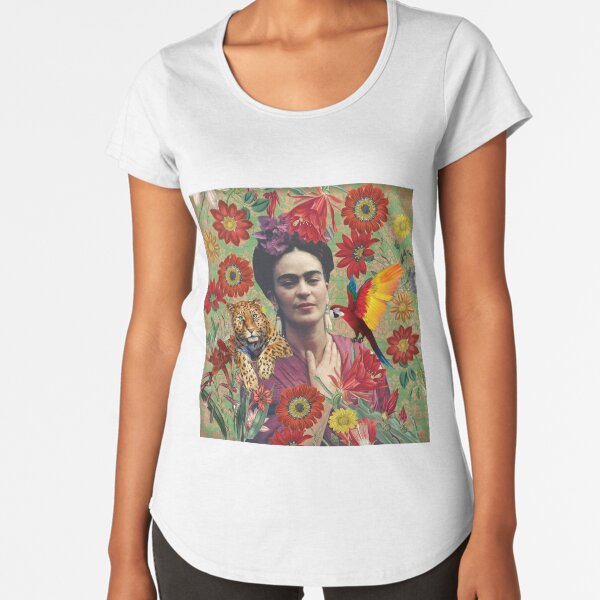 Aperçu de l'œuvre Frida Kahlo Rouge créée et vendue par Muycote.