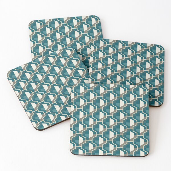 Item preview, Argang, 70s Hexagon Art Retro Geometric Pattern designed and sold by BesanoStyle.